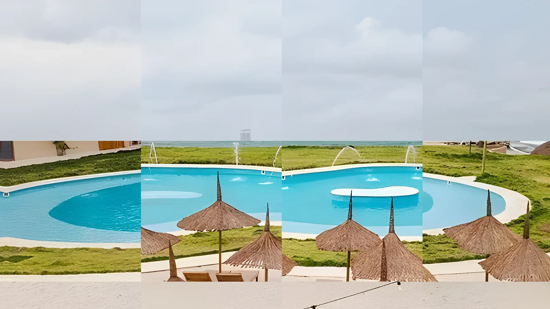 Anaho Beach Club: Almuerzo a la carta, piscina con vista a la bahía y pool party con DJ en vivo.