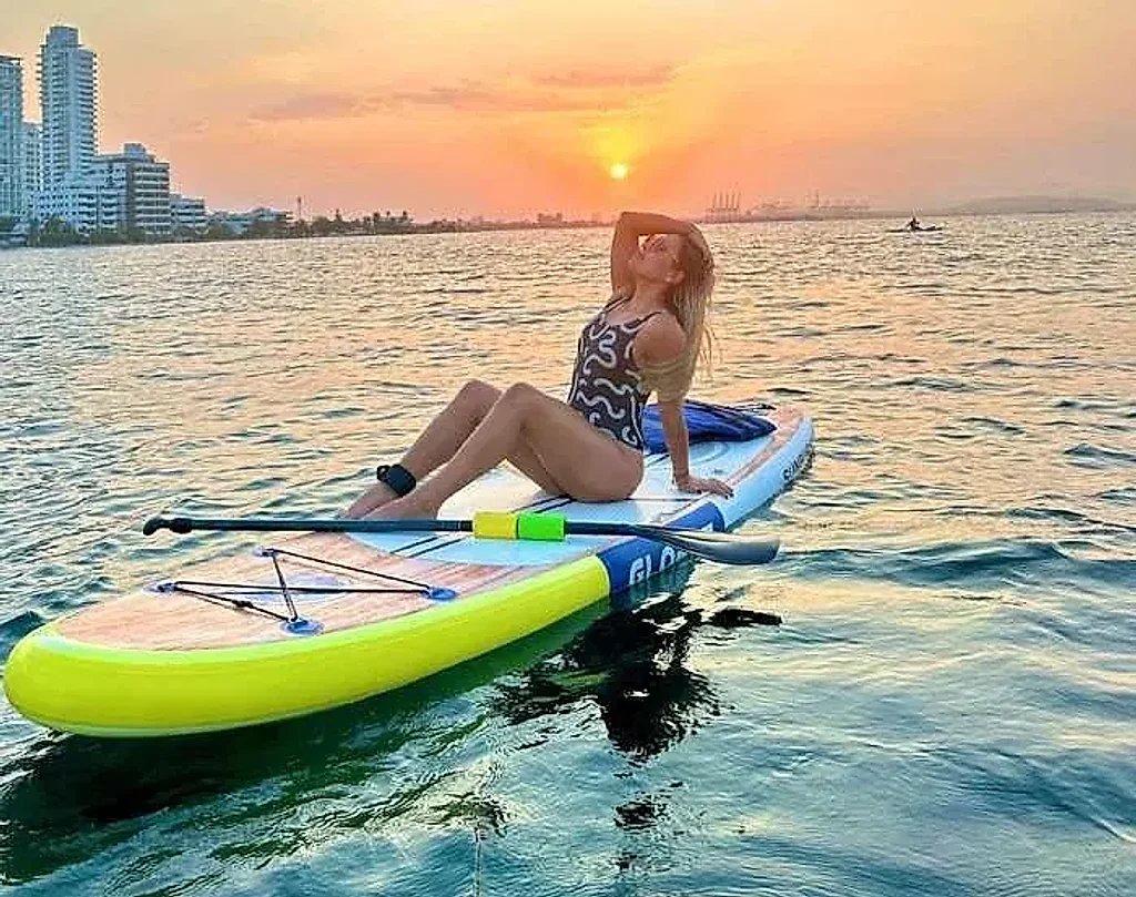 Equilibrio y paz frente a la bahía
