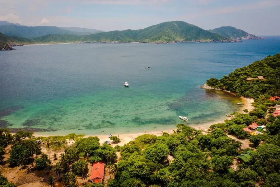 The Siete Olas lookout before the beach